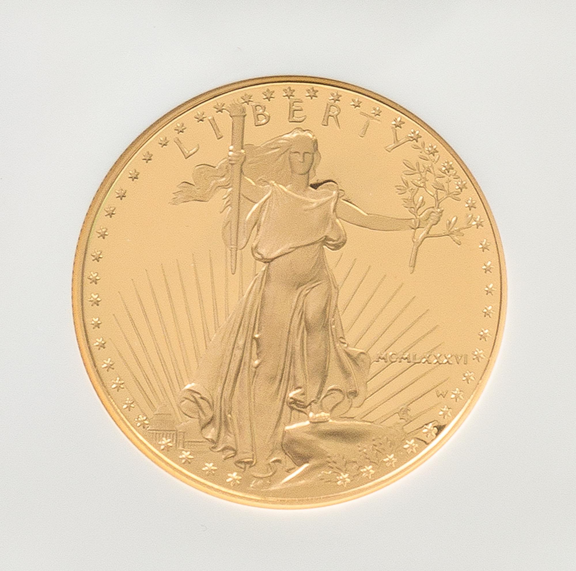 A United States 1986-W Eagle $50 Gold Proof