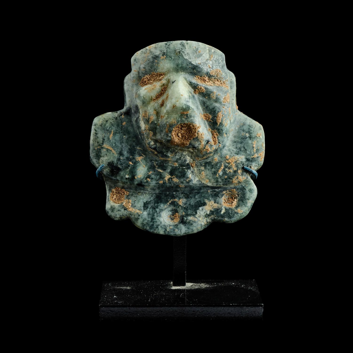 A Chontal or Olmec Jade Figure