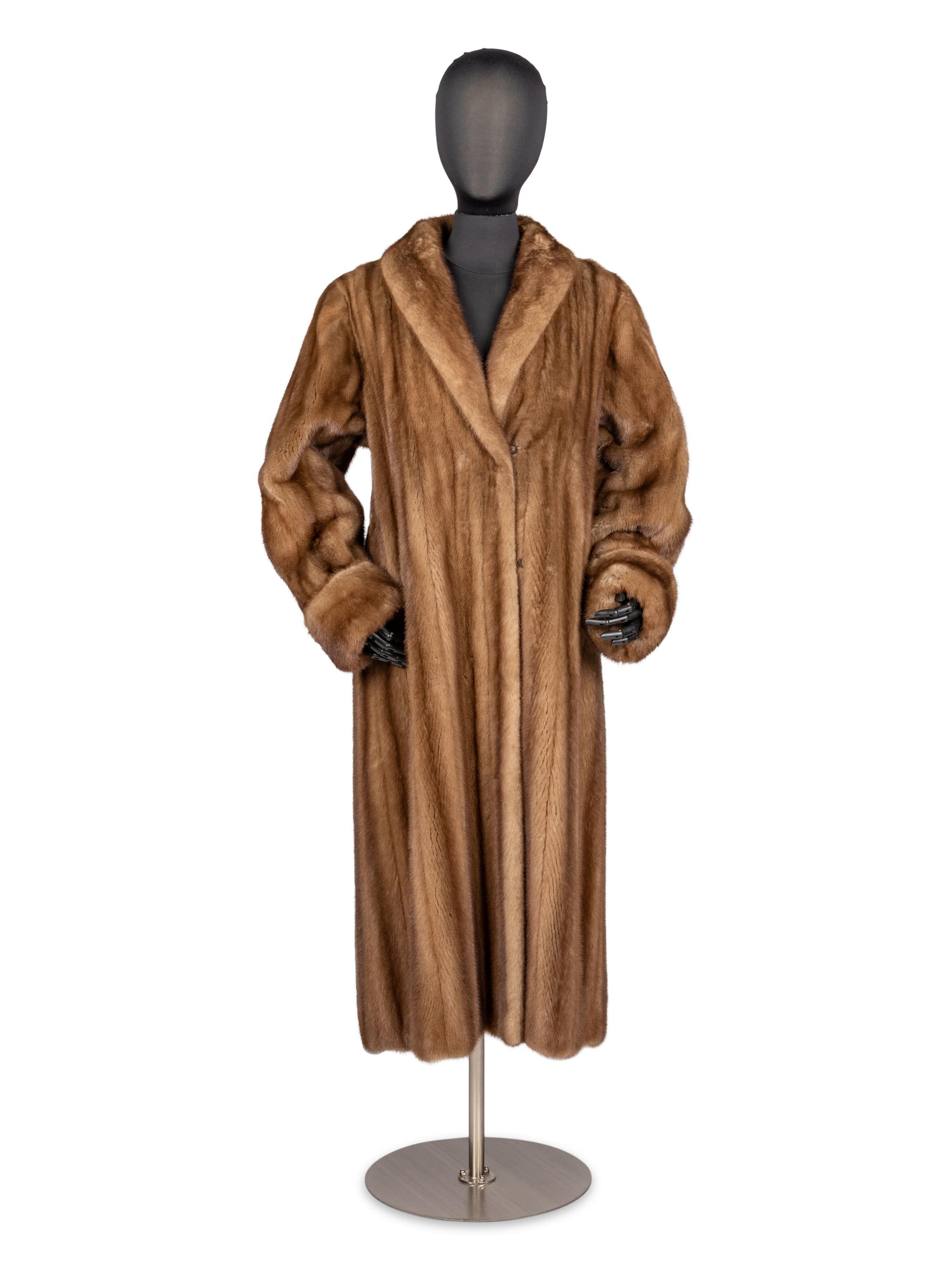 Revillon Pastel Mink Fur Coat