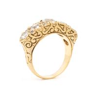 Diamond and Yellow Gold Ring