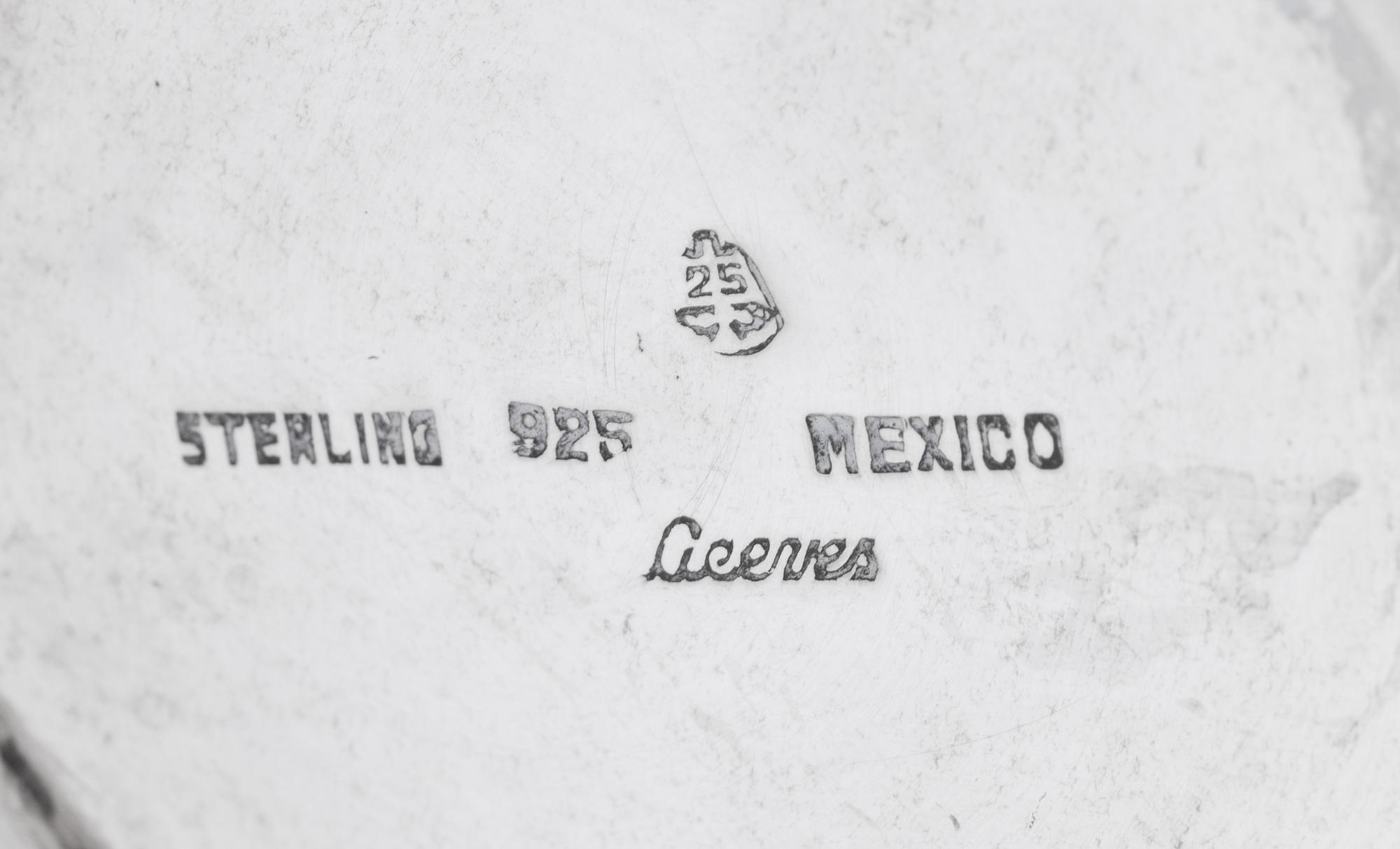 A Mexican Silver Tea and Coffee Service