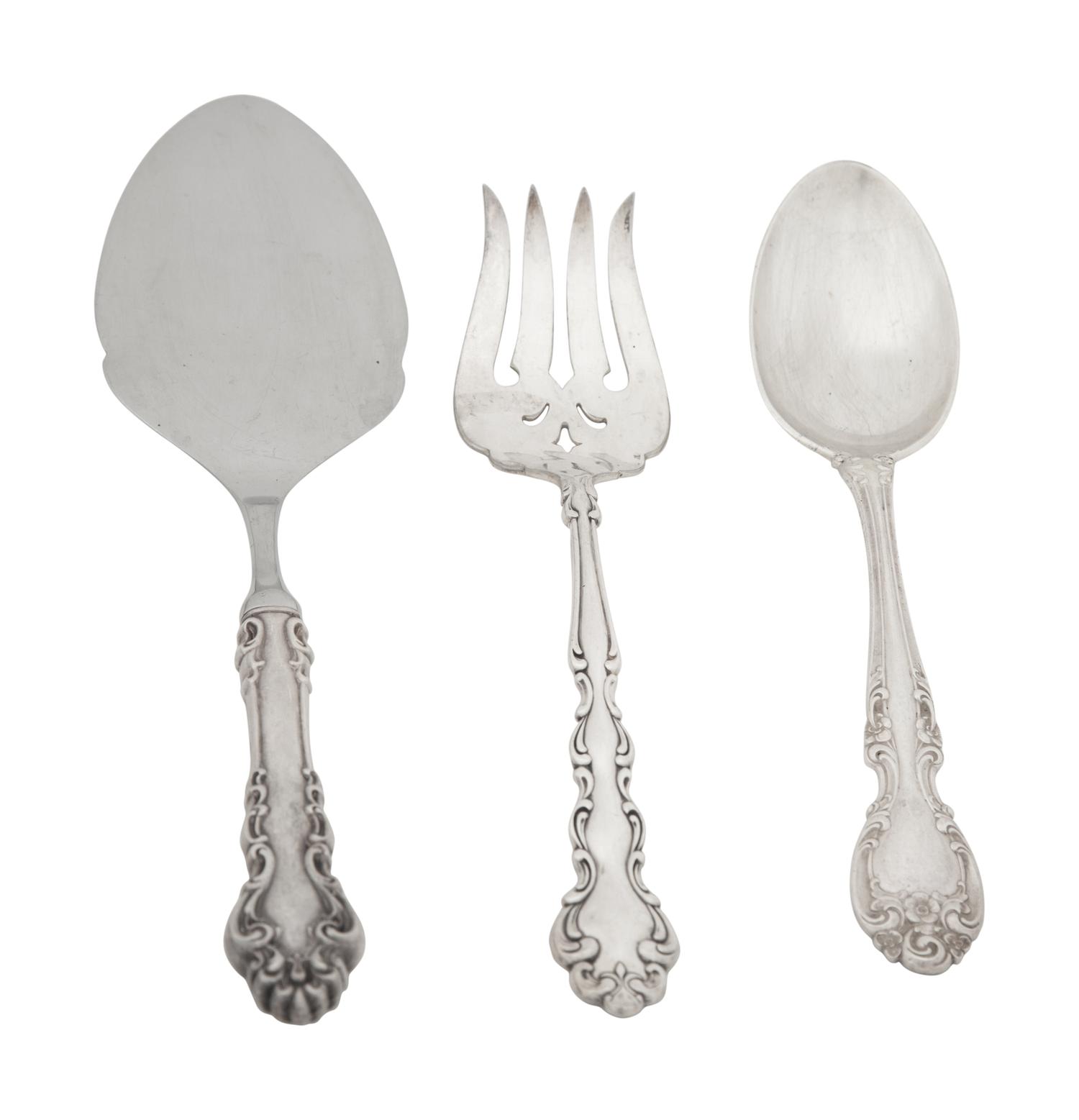 An American Silver Flatware Service
