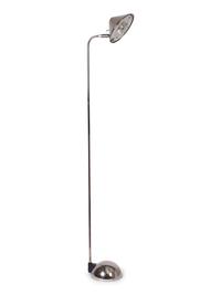 Three Modern Stainless Steel Lamps