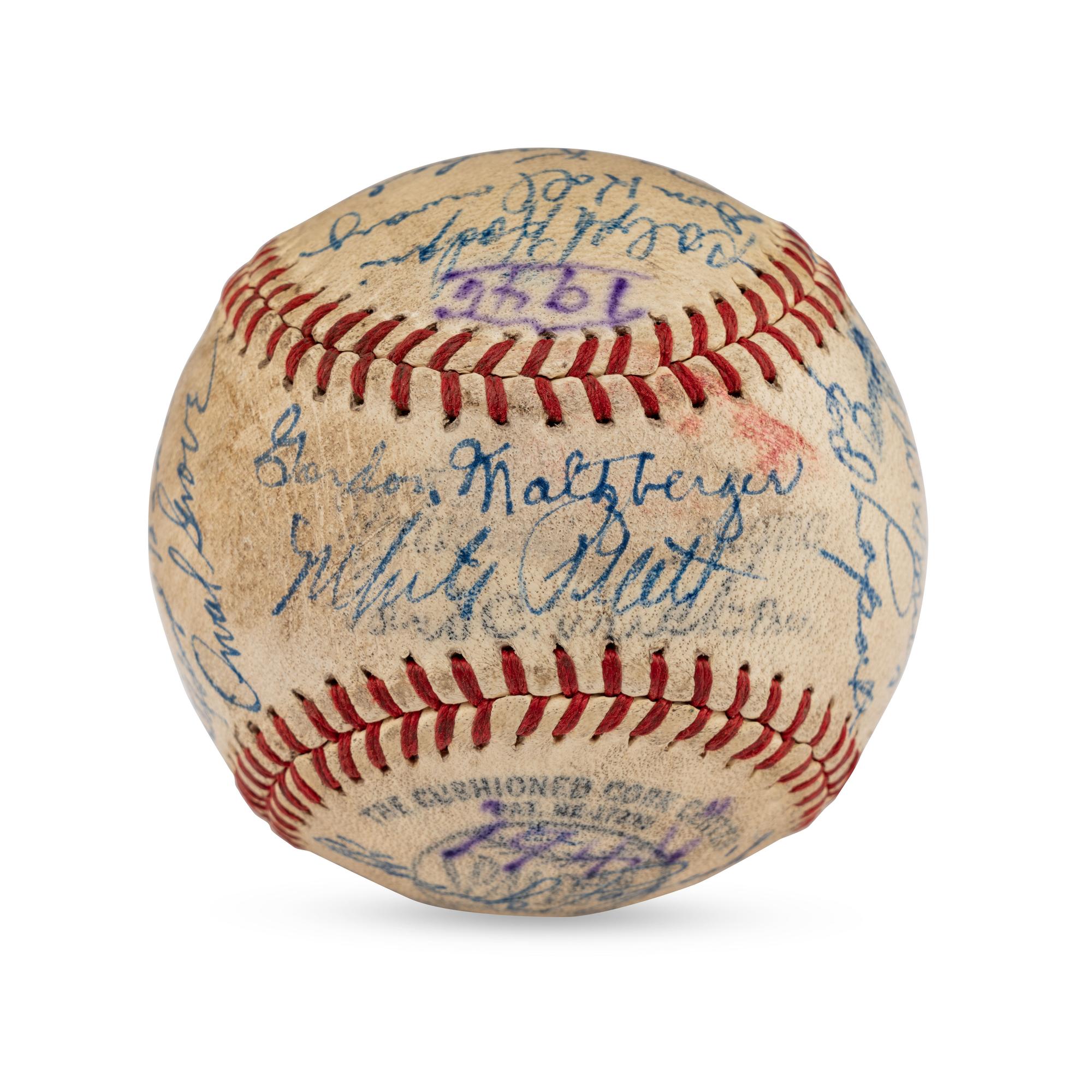 A 1946 Chicago White Sox Team Signed Autograph Baseball