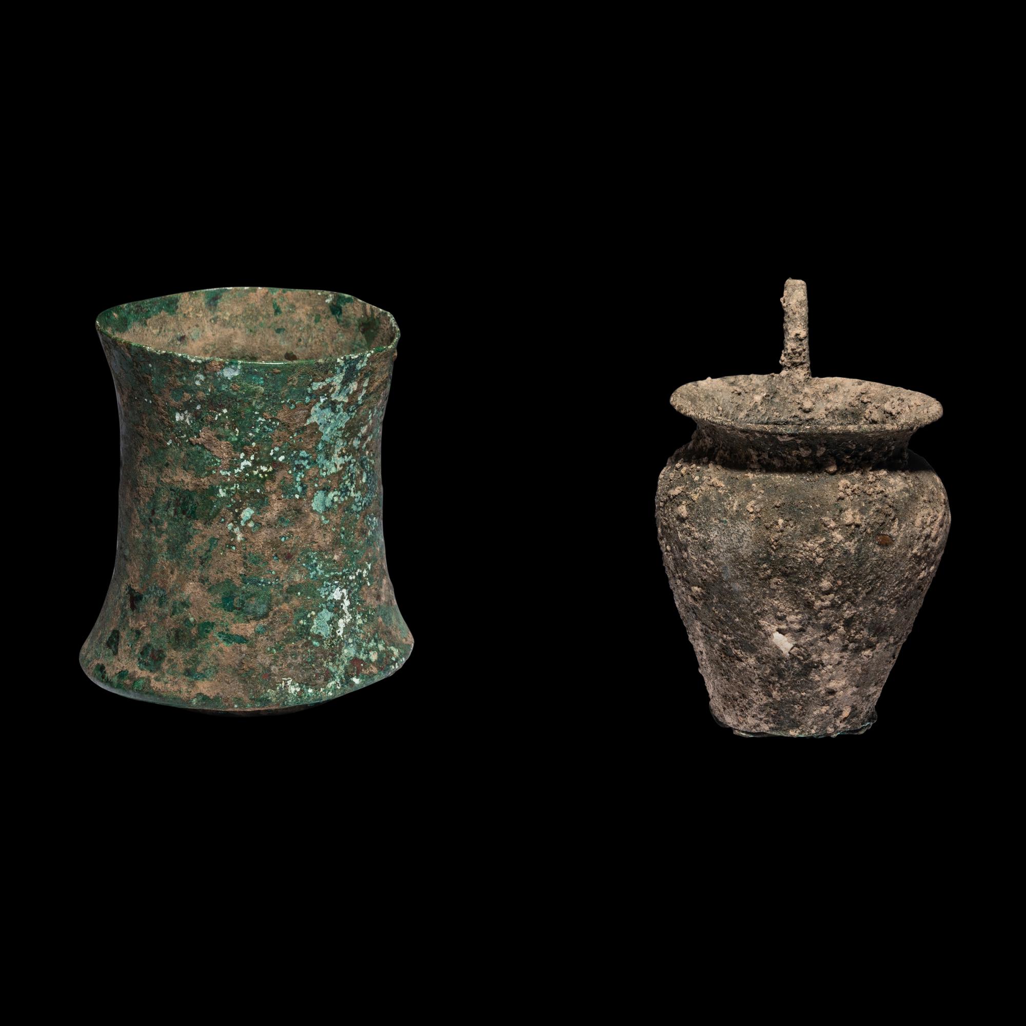 Two Greco-Roman Bronze Vessels