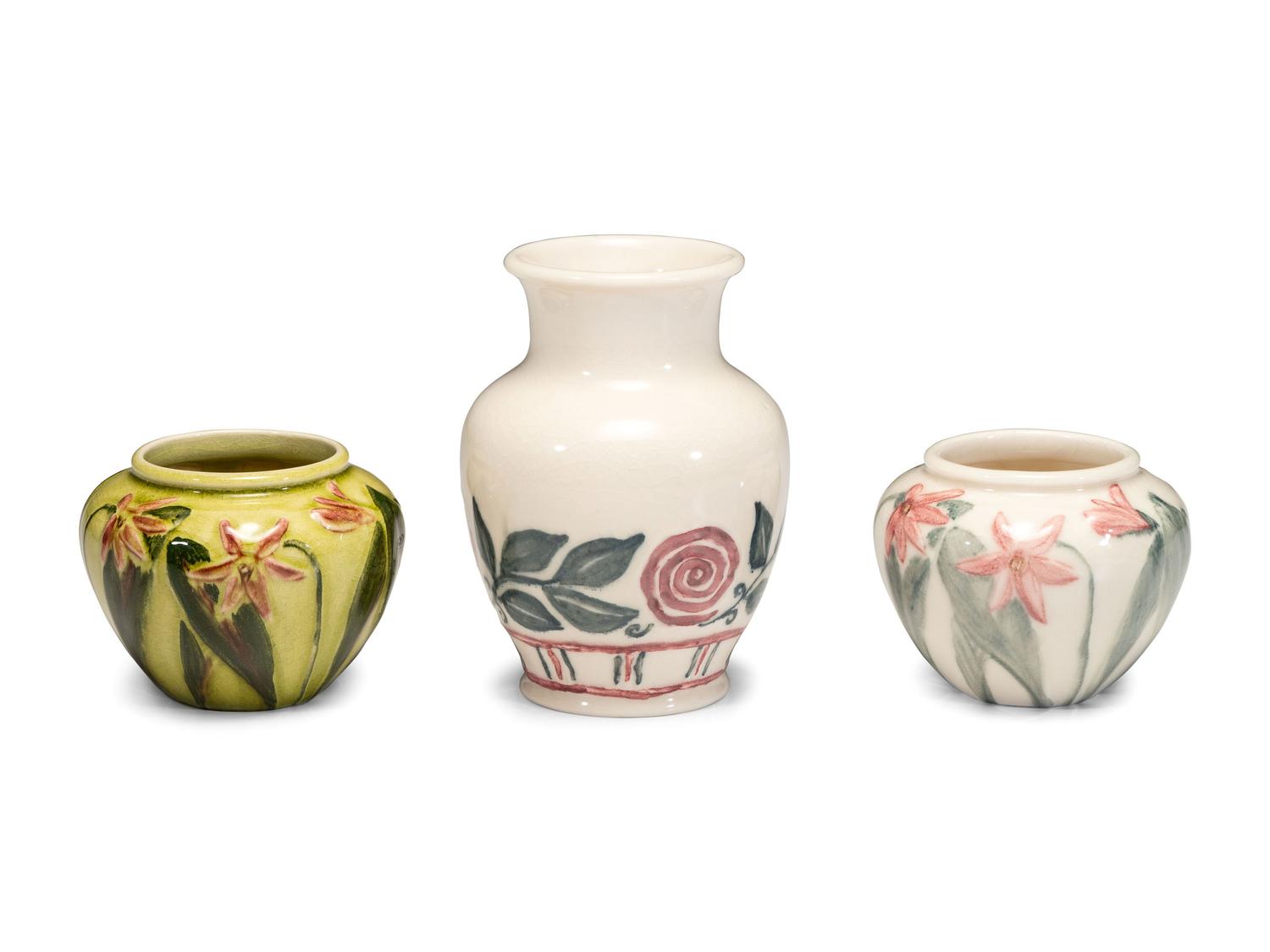 A Lois Furukawa for Rookwood Pottery Floral Vase