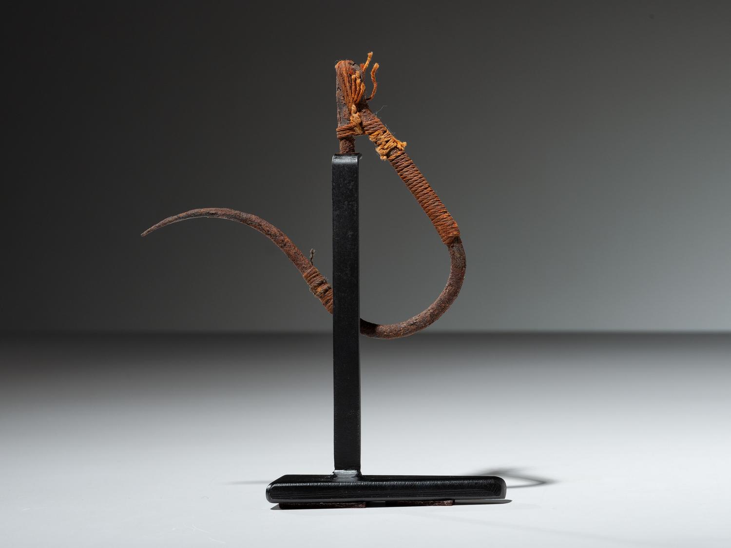 Haida Iron Halibut Hook, with Tale