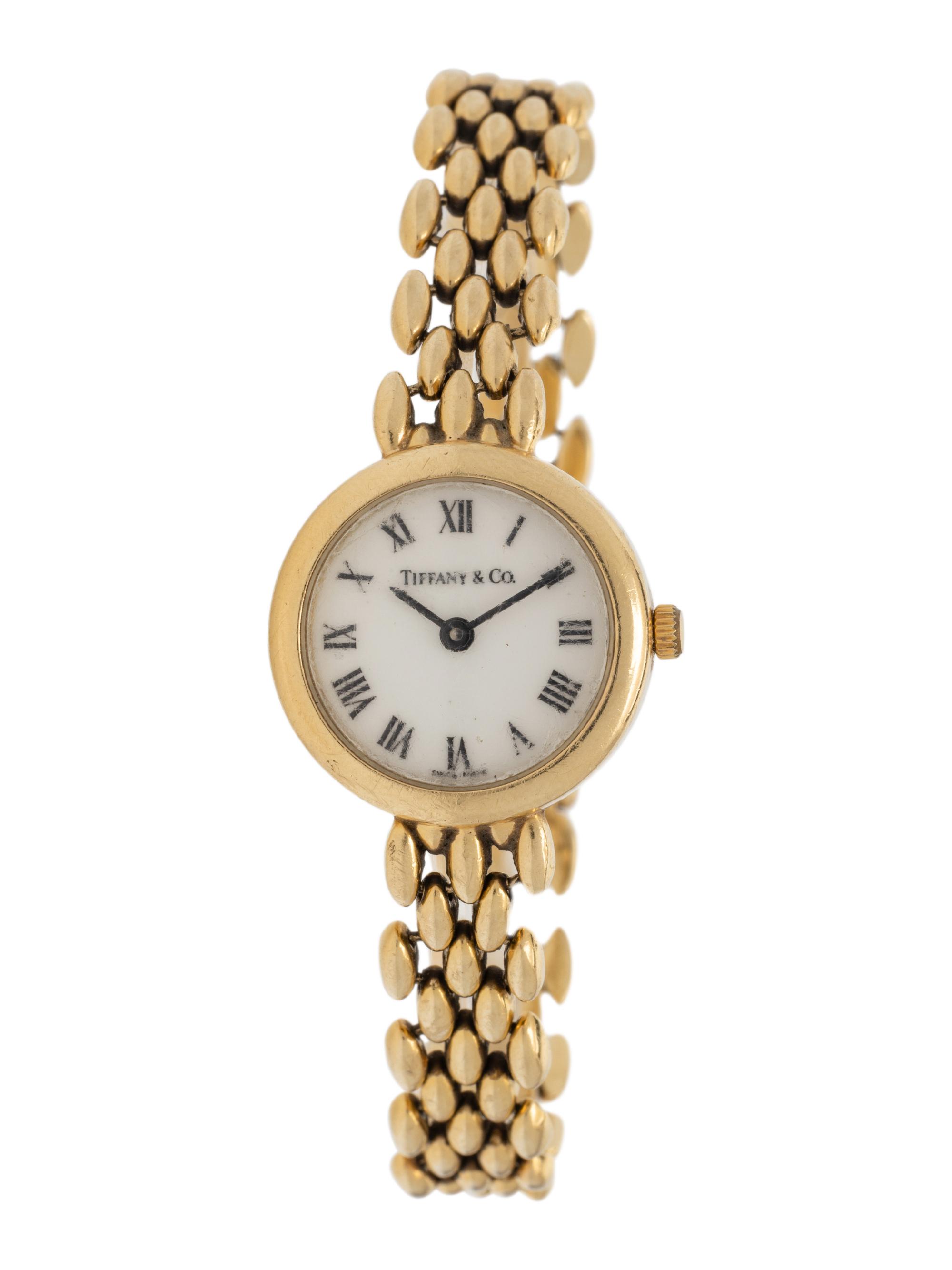TIFFANY & CO., 14K YELLOW GOLD WATCH