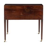 A George III Mahogany Tambour-Top Drafting Desk
