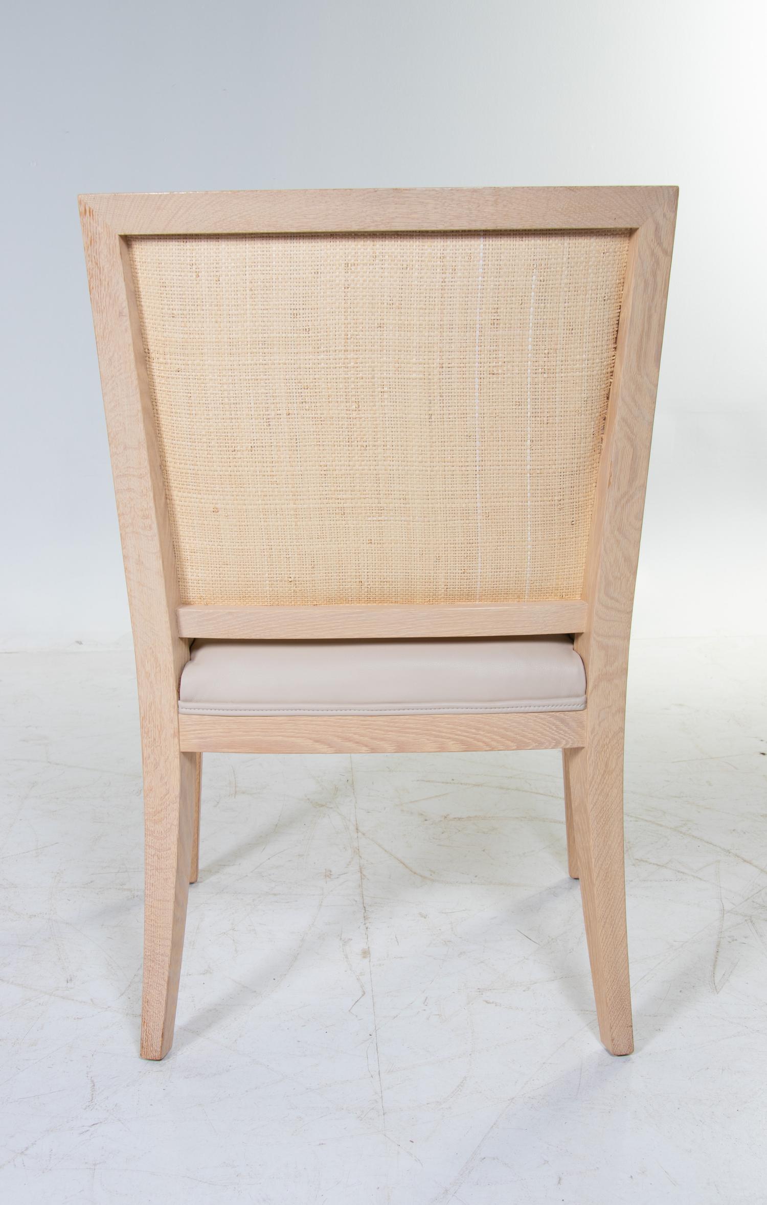 Set of Ten Custom Dining Chairs Mattaliano, USA