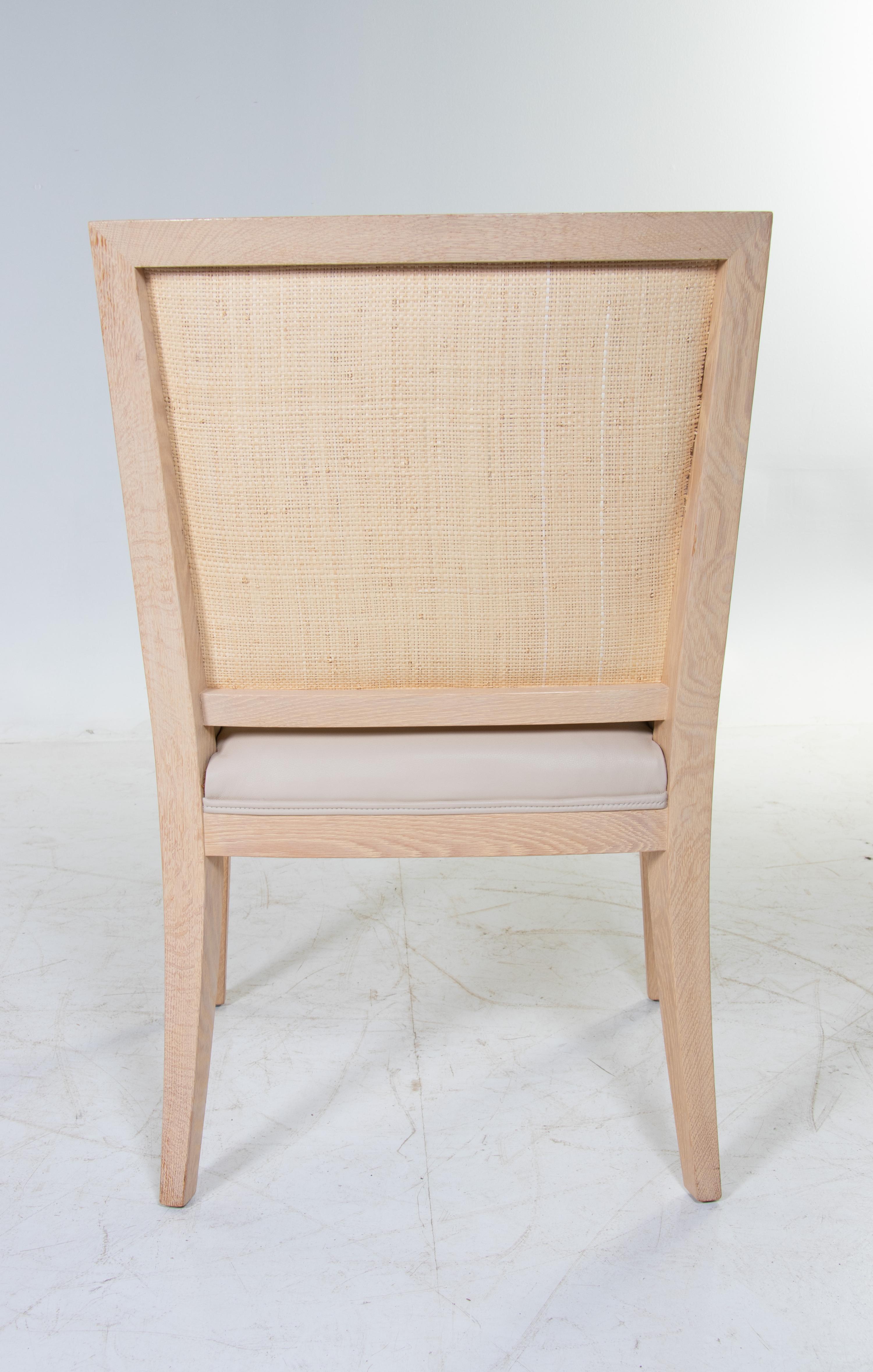 Set of Ten Custom Dining Chairs Mattaliano, USA