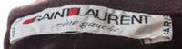 An Yves Saint Laurent Brown Wool Cape,