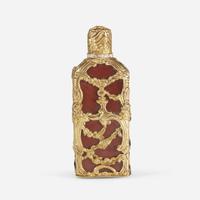 A George III gold-mounted hardstone necessaire and perfume circa 1770
