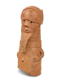 A Sokoto Earthenware Figure