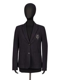 Brunello Cucinelli, Embellished Pocket Knit Blazer