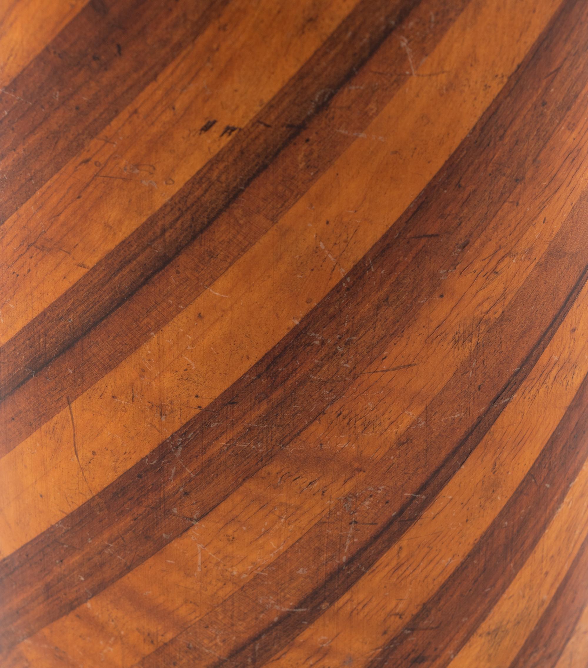 A French Marquetry Hat Box