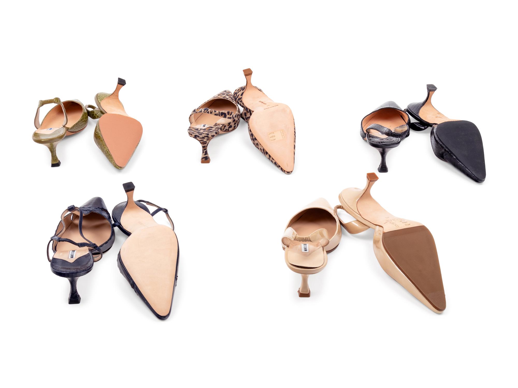 Ten Pairs of Manolo Blahnik Heels