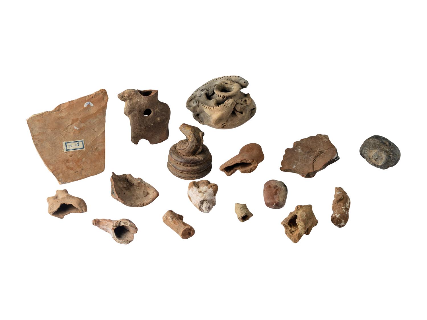 16 Egyptian Terracotta Figures