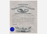 [Presidential] McKinley, William: Partially-Printed Document, signed