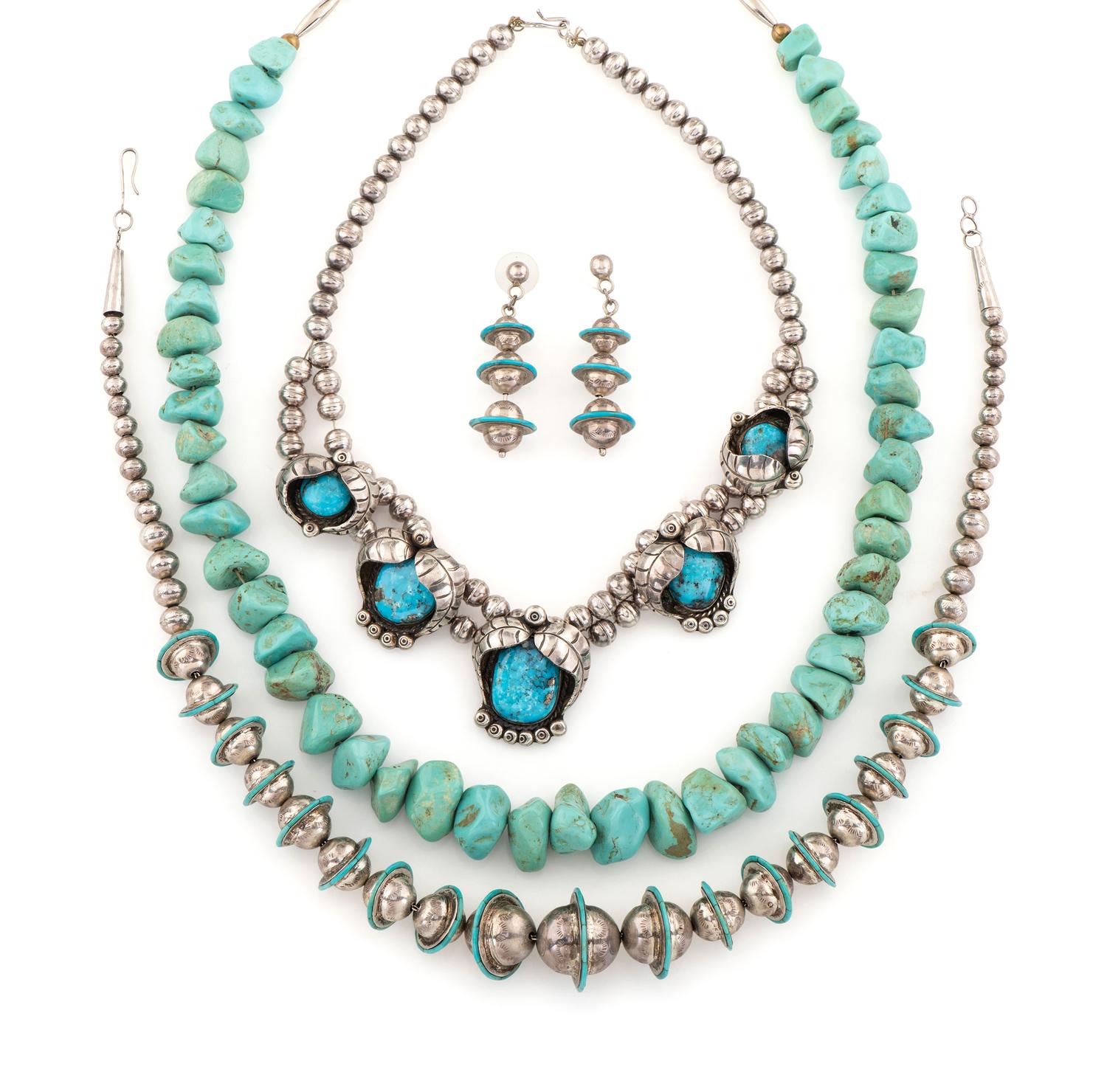 Navajo and Southwestern-style Necklaces