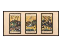 Four Persian Miniature Paintings
