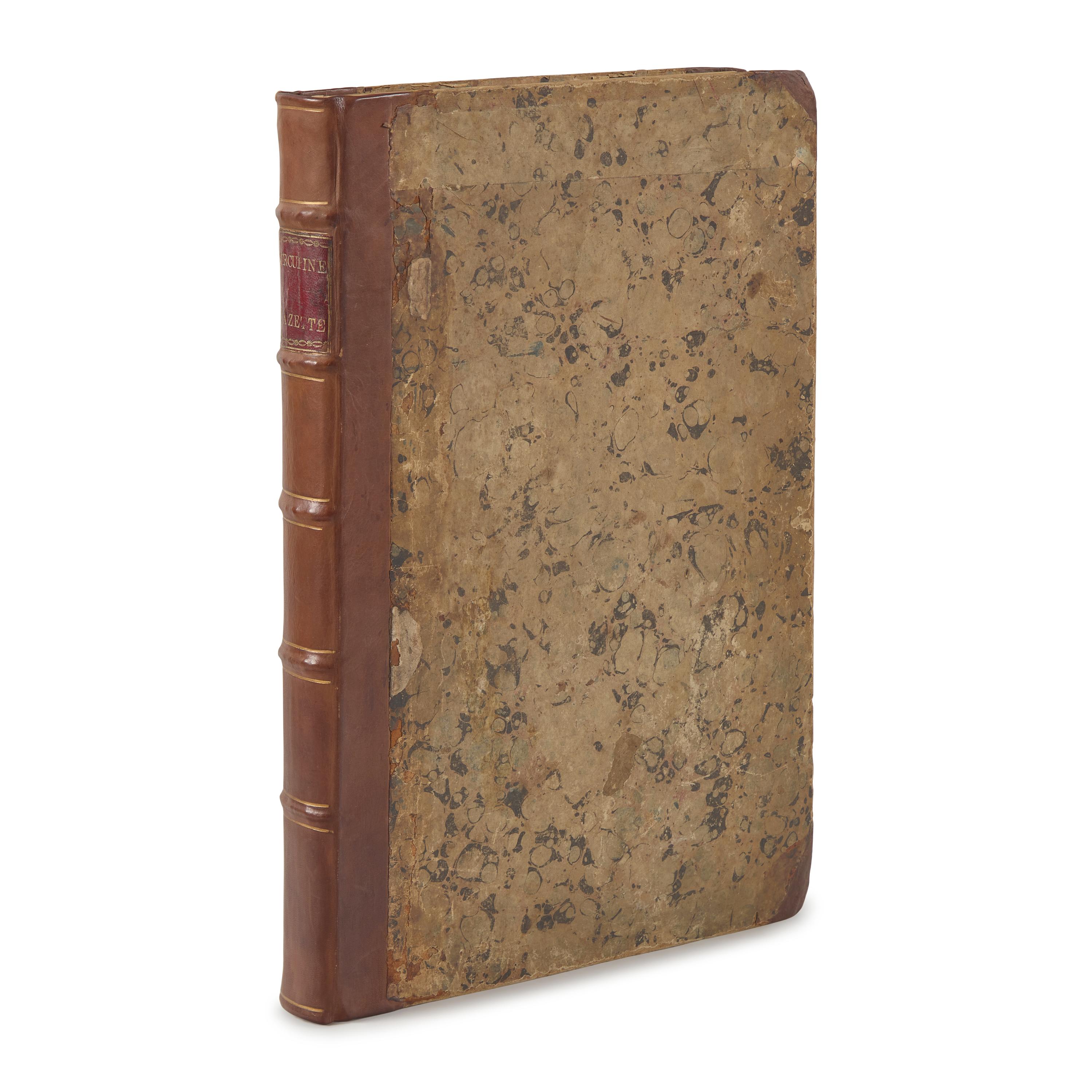 [American Newspapers] (Cobbett, William) Bound Volume of Porcupine's Gazette And United States Daily Advertiser, Group of Over 100 issues, 1797-99