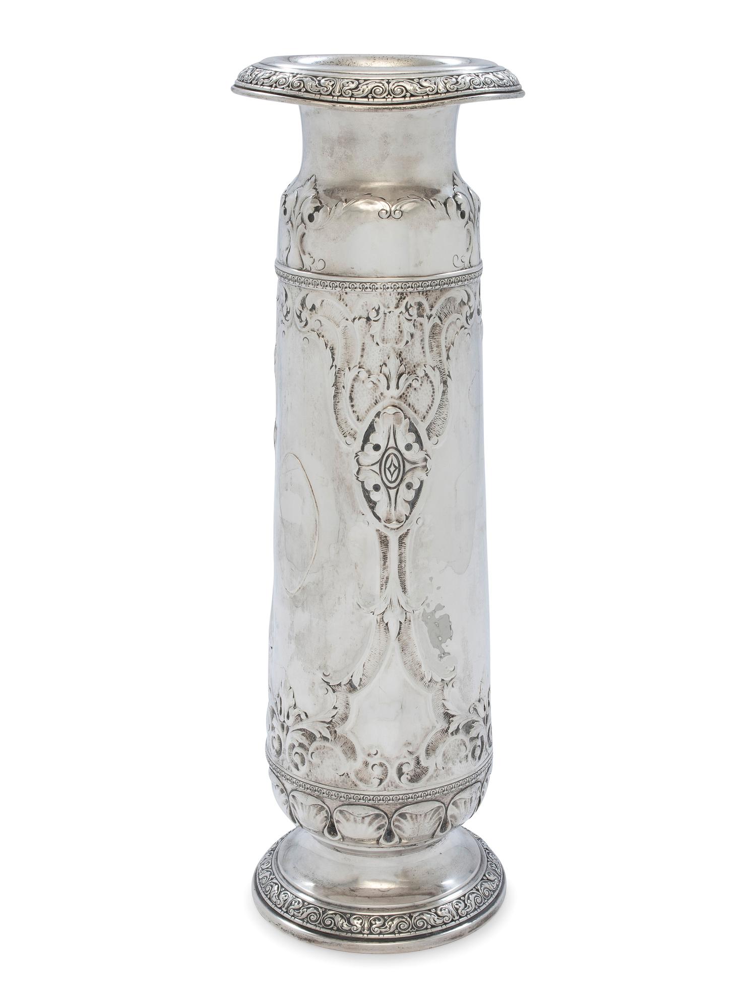 An American Silver Vase