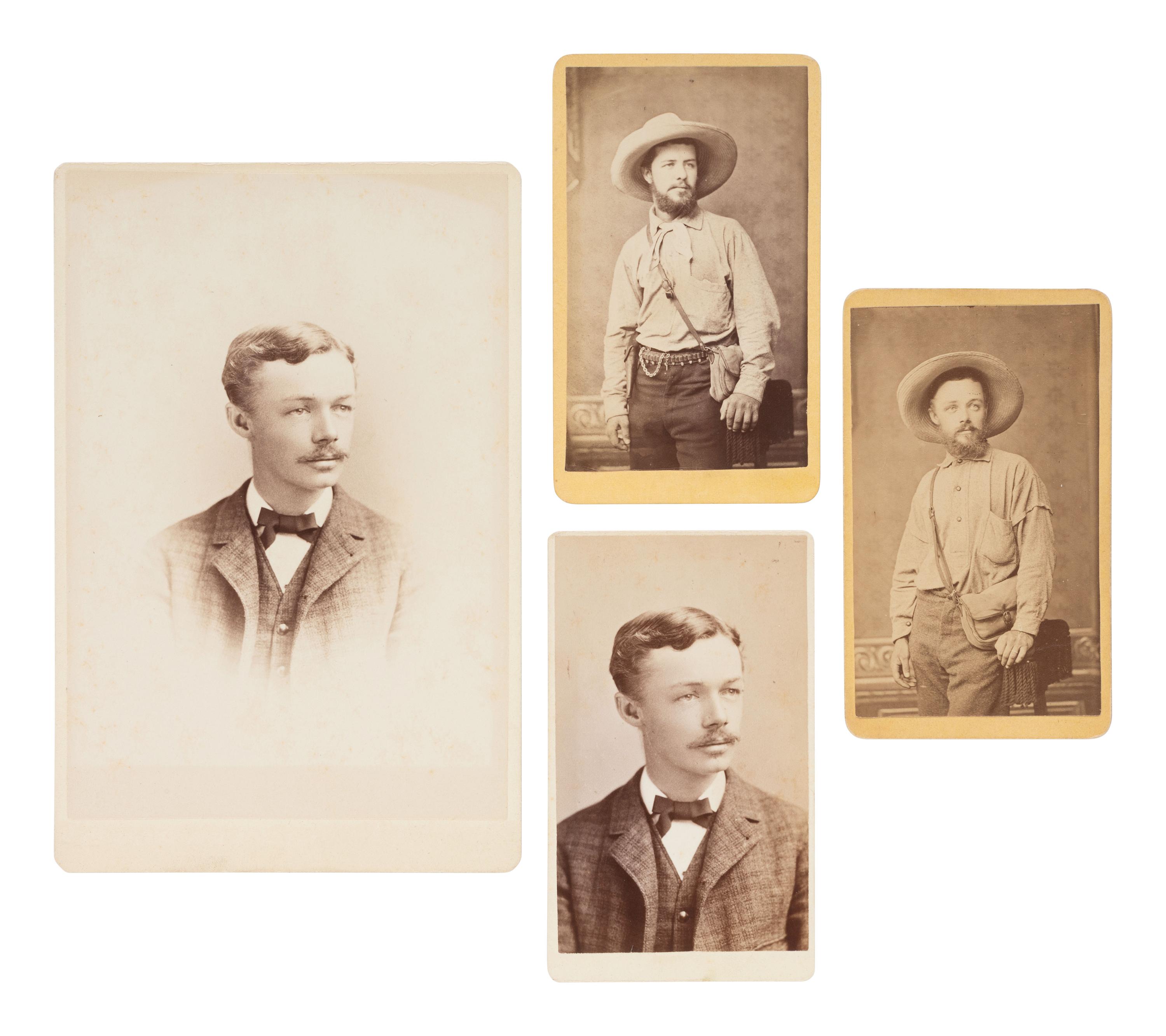 [OCCUPATIONAL]. 5 items related to Mexican Central Railway Engineers Wm. T. Pierce and Wm. Thurston.