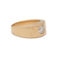 YELLOW GOLD AND DIAMOND RING