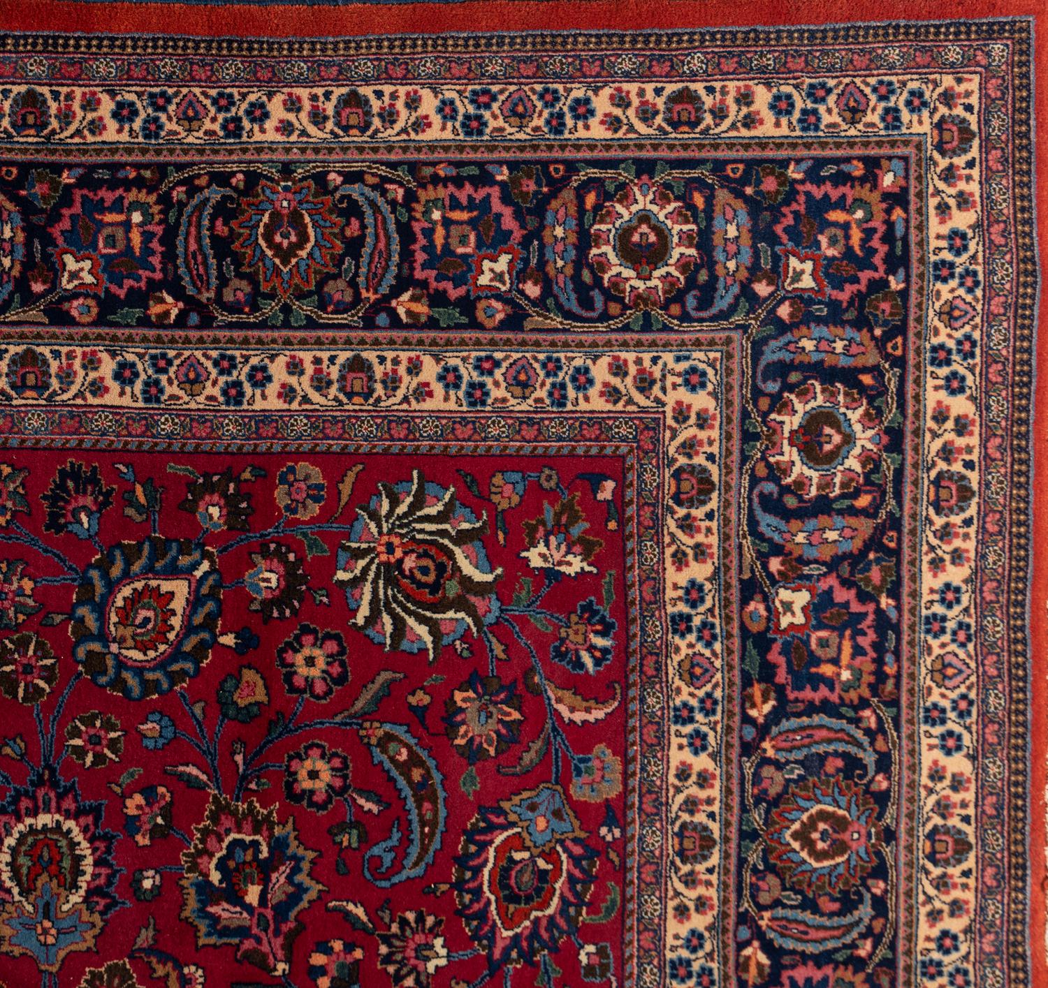 A Mashhad Wool Rug