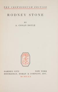 DOYLE, ARTHUR CONAN. [The Works.] Garden City, 1930. 24 vols. Limited, signed.