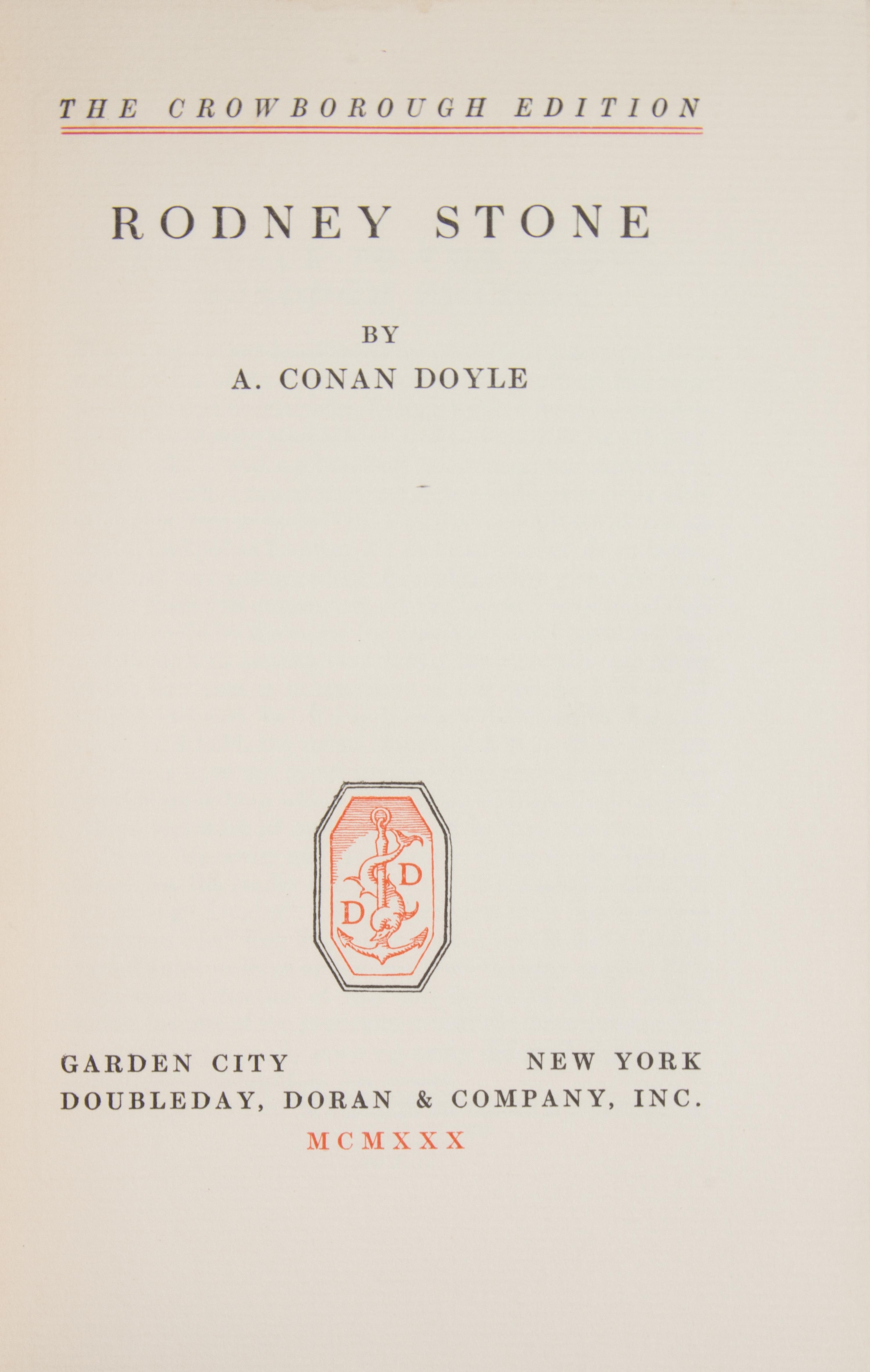 DOYLE, ARTHUR CONAN. [The Works.] Garden City, 1930. 24 vols. Limited, signed.