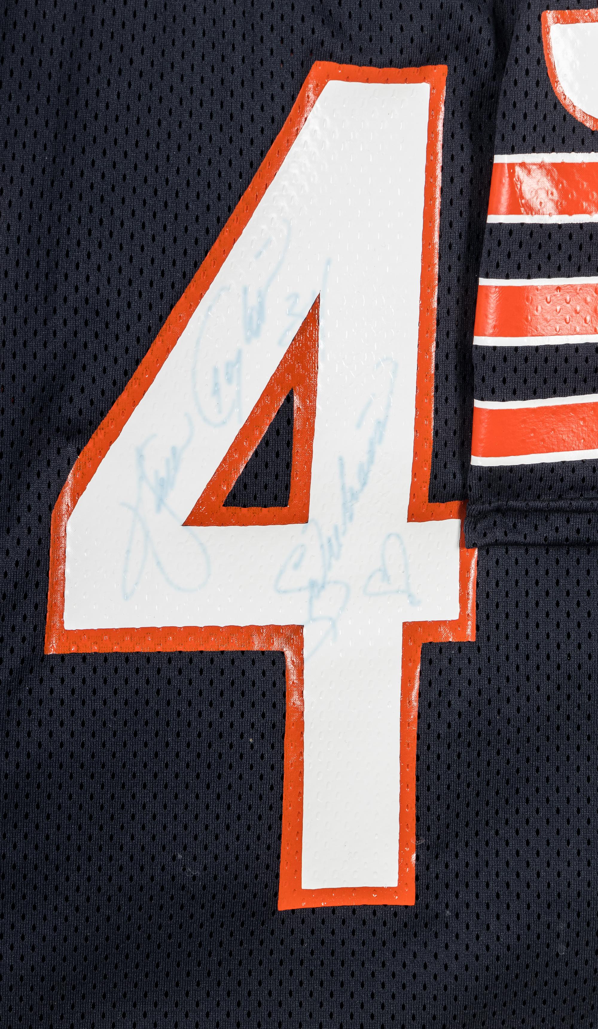 A Walter Payton Signed Autograph Chicago Bears Football Jersey (Beckett Authentication Services BAS Certified),
