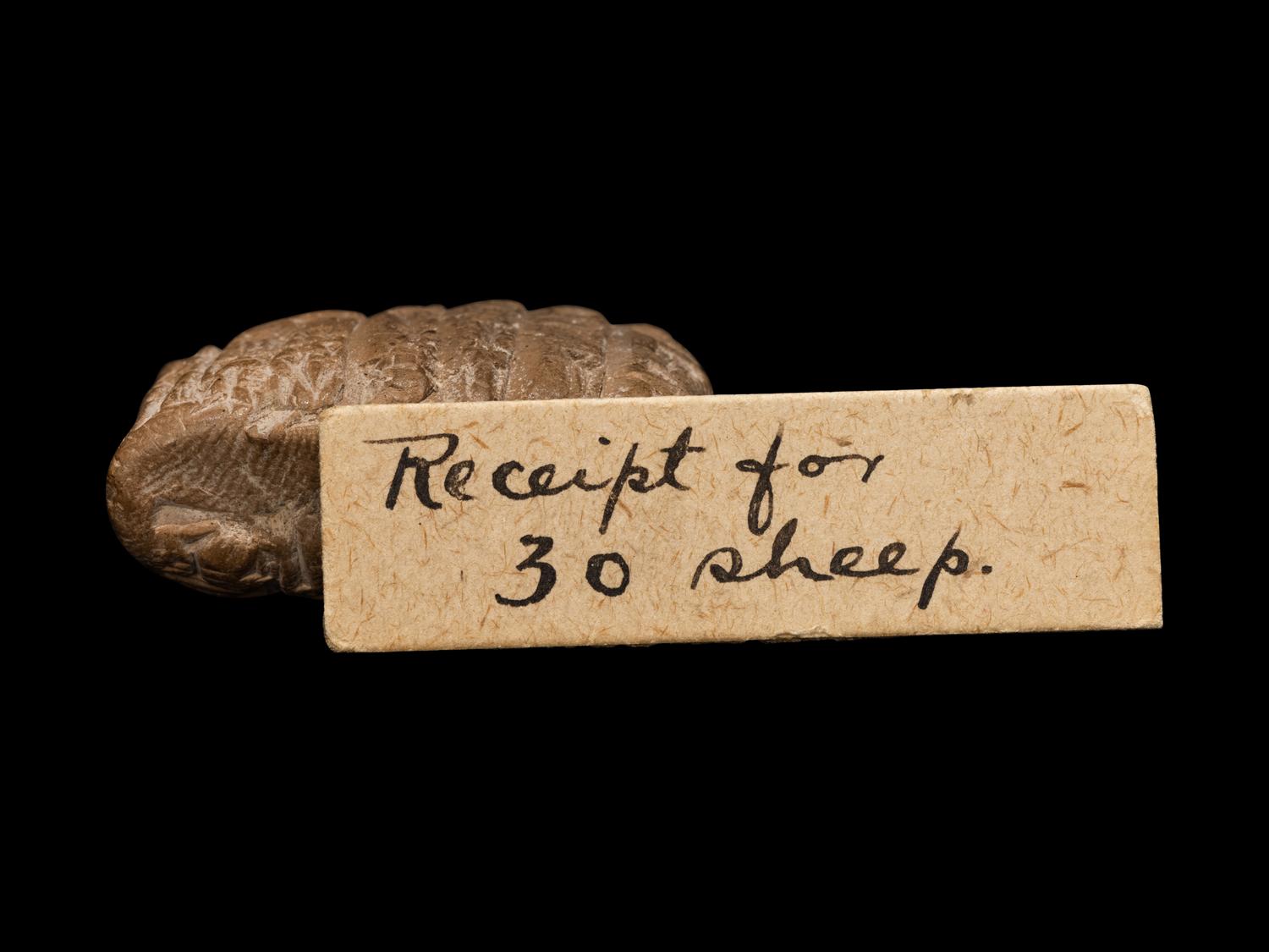 Two Sumerian Clay Cuneiform Tablets