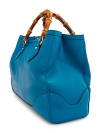 Gucci Blue Leather Tote, 2000s