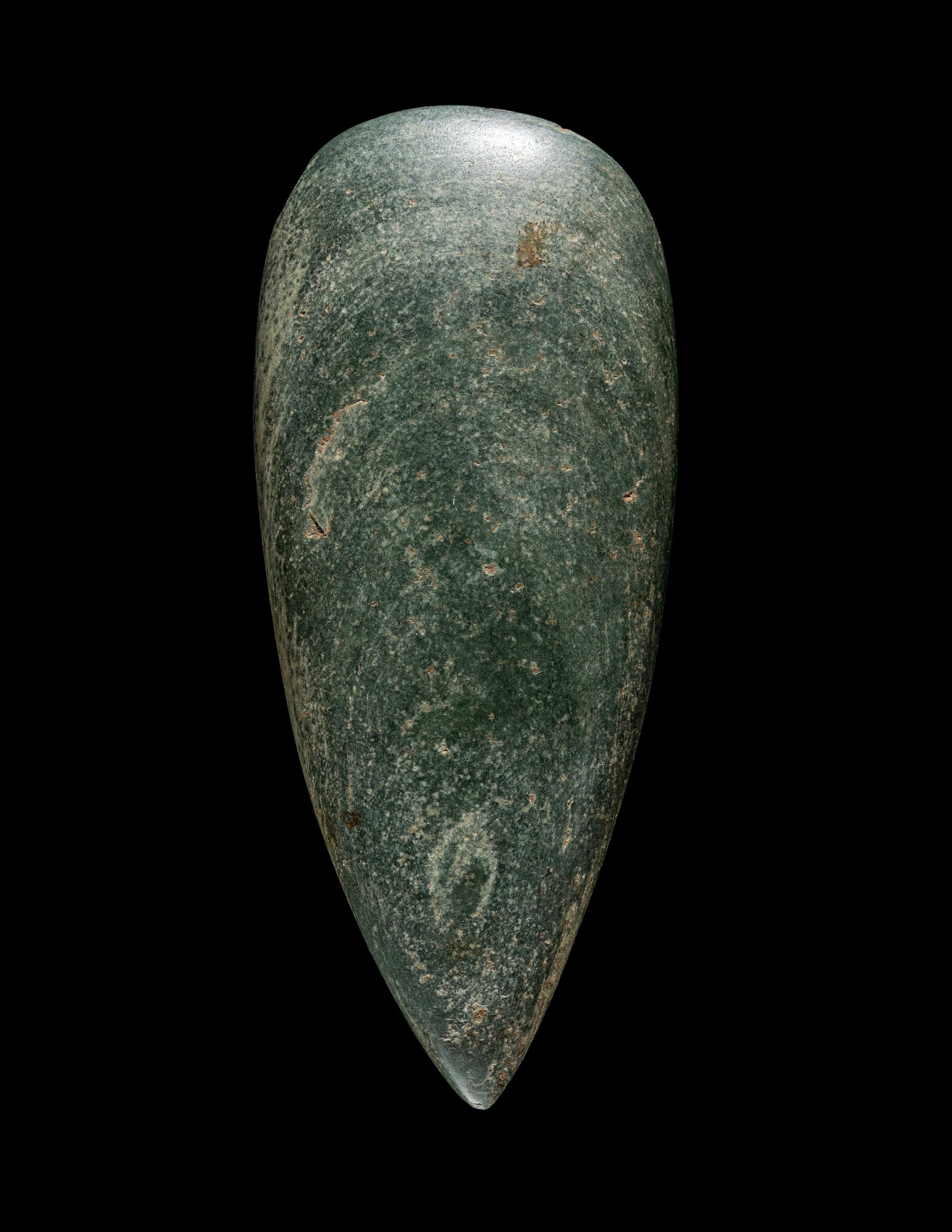 An Taino Greenstone Petaloid Celt