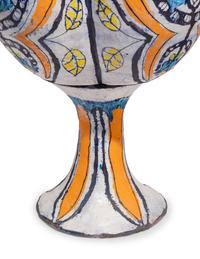 Large Gold & White Three-Part Bottle, 2011
