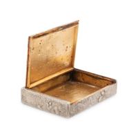 A Silver Samorodok Cigarette Case