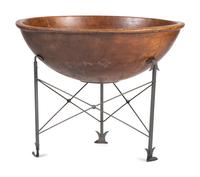 A Turned Wood Dough Bowl