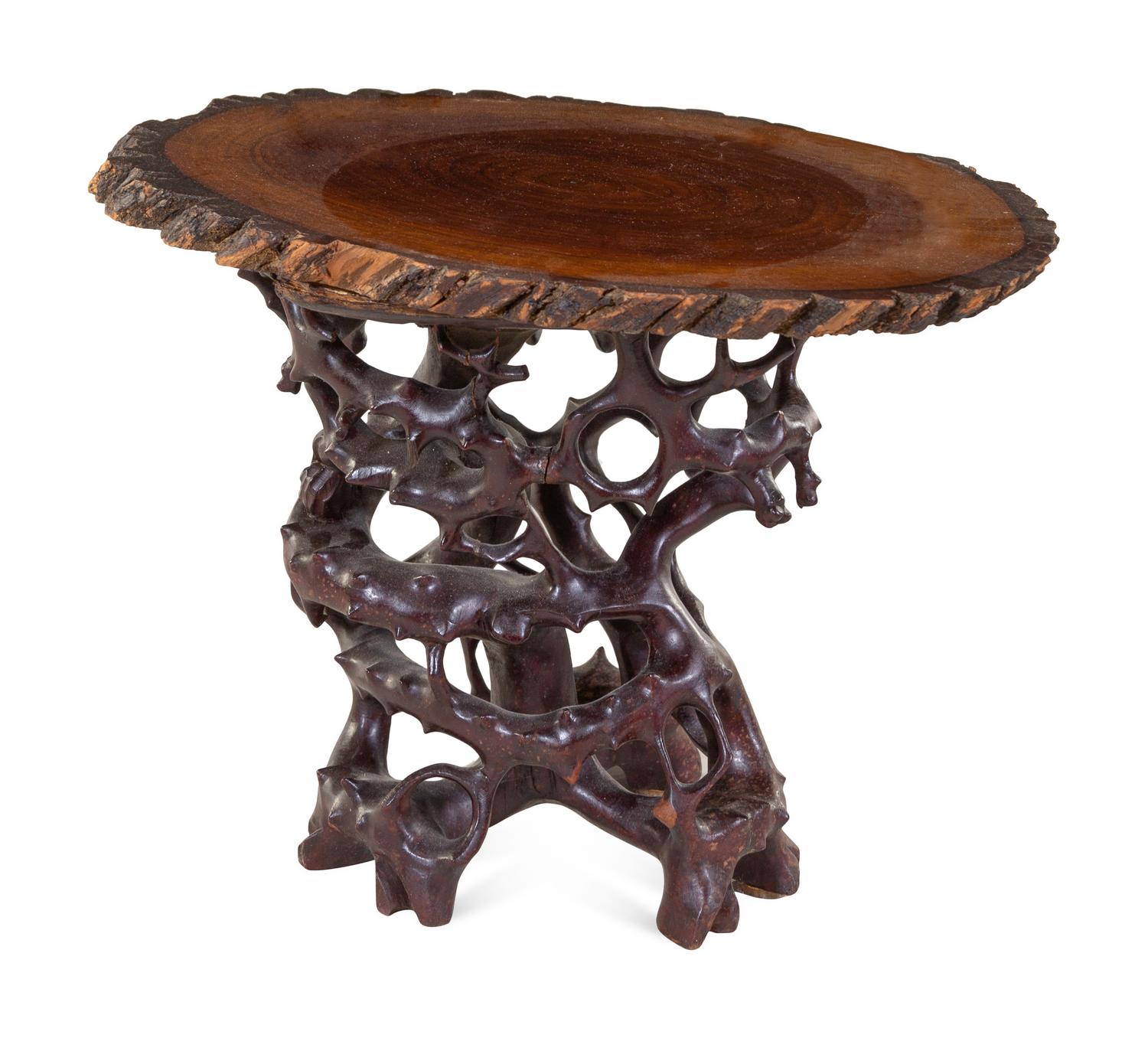 Two Chinese Hardwood Stands