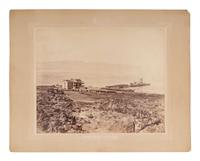 [TRANSPORTATION]. SAVAGE, Charles Roscoe (1832-1909), photographer. Lake Point, Salt Lake. Salt Lake City, UT: C.R. Savage, n.d.