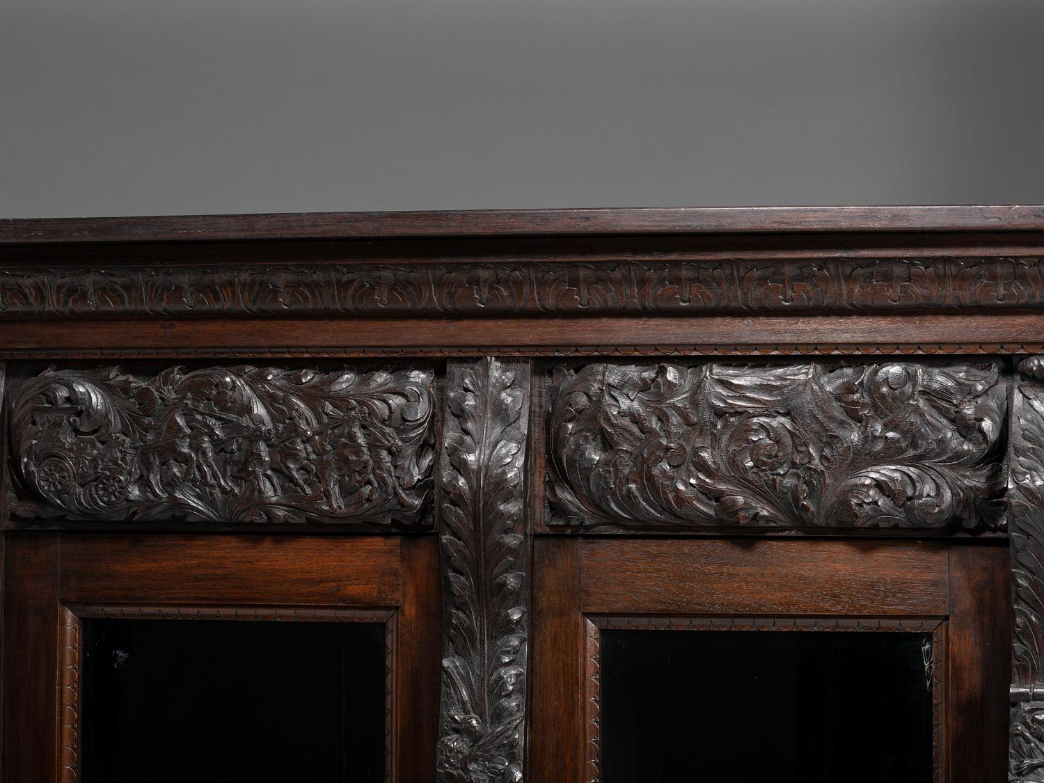 Cincinnati Art-Carved Cabinet Last Quarter 19th Century