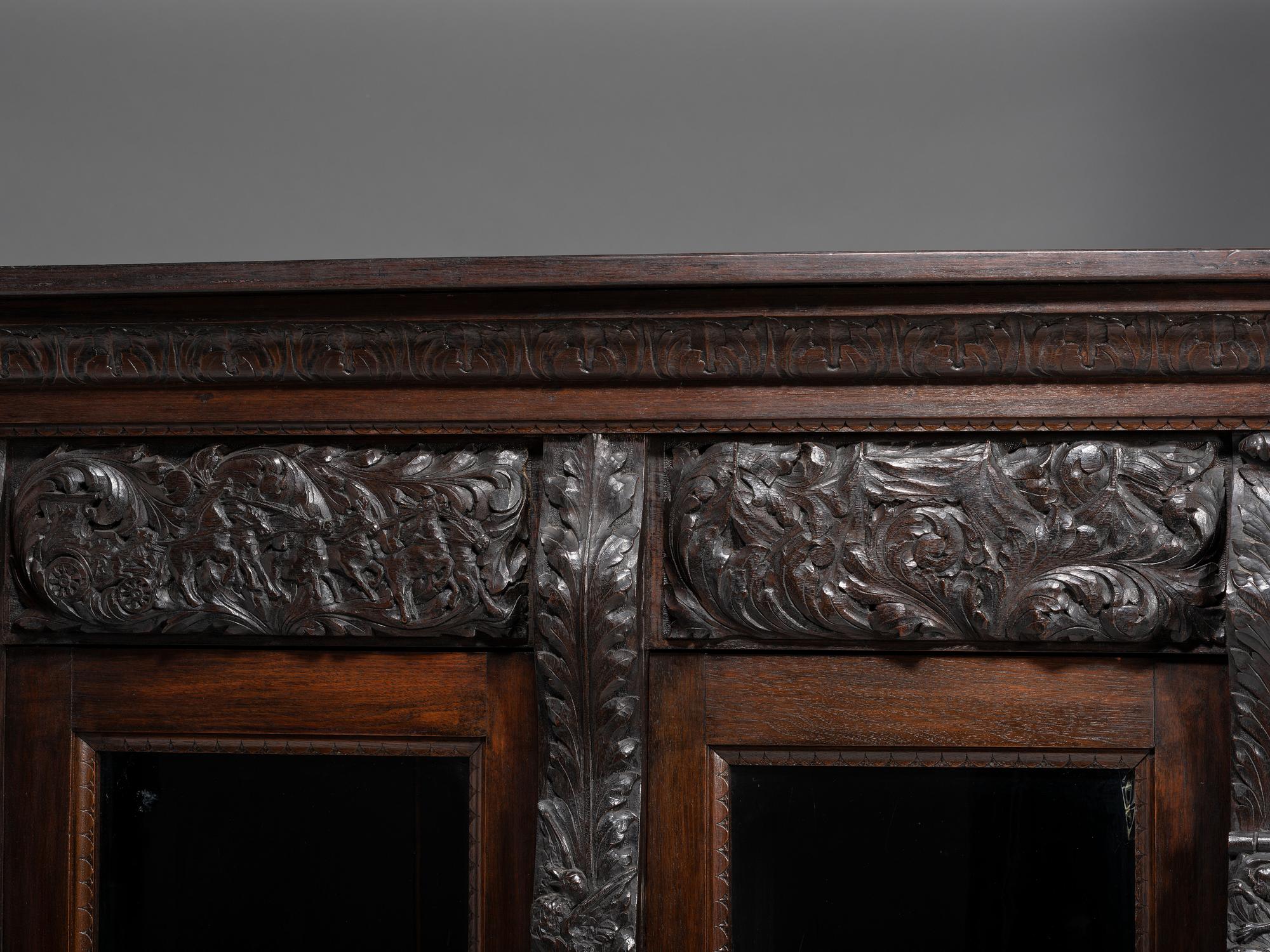 Cincinnati Art-Carved Cabinet Last Quarter 19th Century