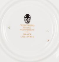 A Wedgwood Black Columbia Dinner Service