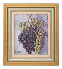Pêches sur plat vert, Grapes, Foxgloves, and Datura (four works)