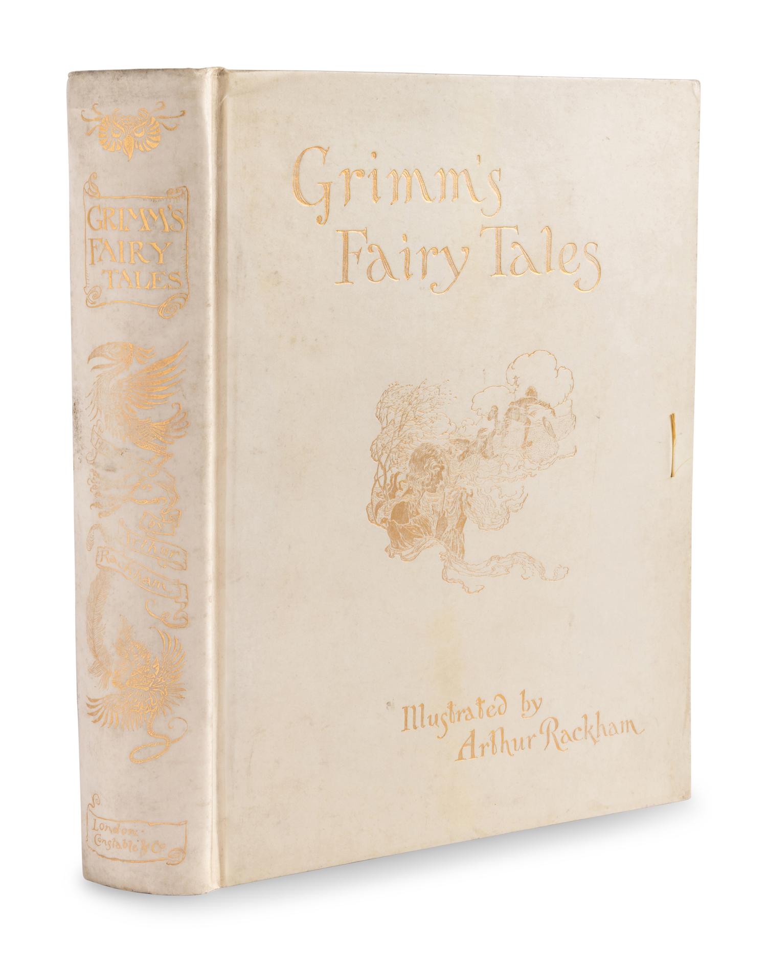 [RACKHAM, Arthur (1867-1939), illustrator]. [GRIMM BROTHERS]. The Fairy Tales of the Brothers Grimm . Mrs. Edgar Lucas, translator. London: Constable & Company Ltd., 1909.