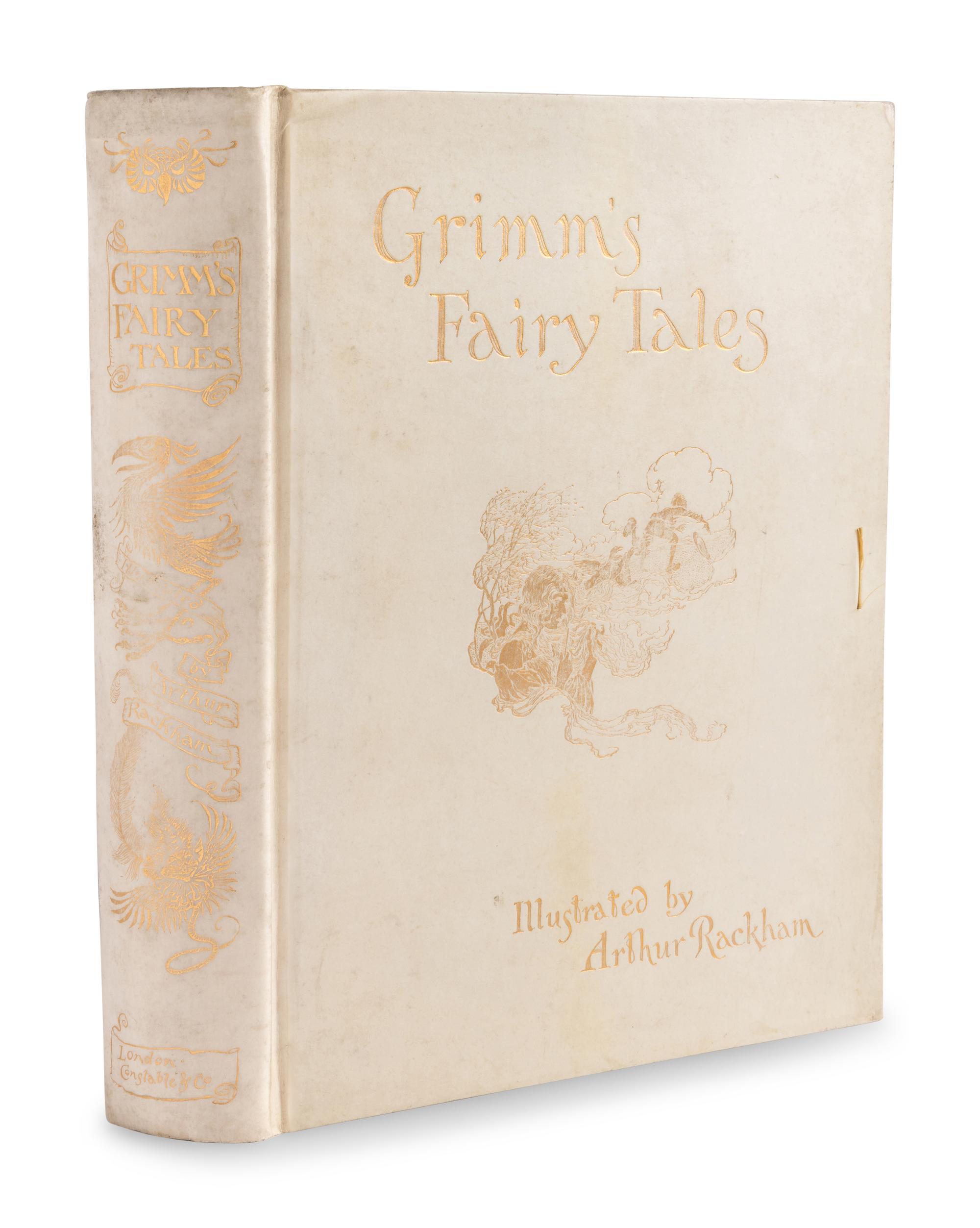 [RACKHAM, Arthur (1867-1939), illustrator]. [GRIMM BROTHERS]. The Fairy Tales of the Brothers Grimm . Mrs. Edgar Lucas, translator. London: Constable & Company Ltd., 1909.