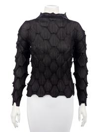 Issey Miyake Black Pleated Top, 1997