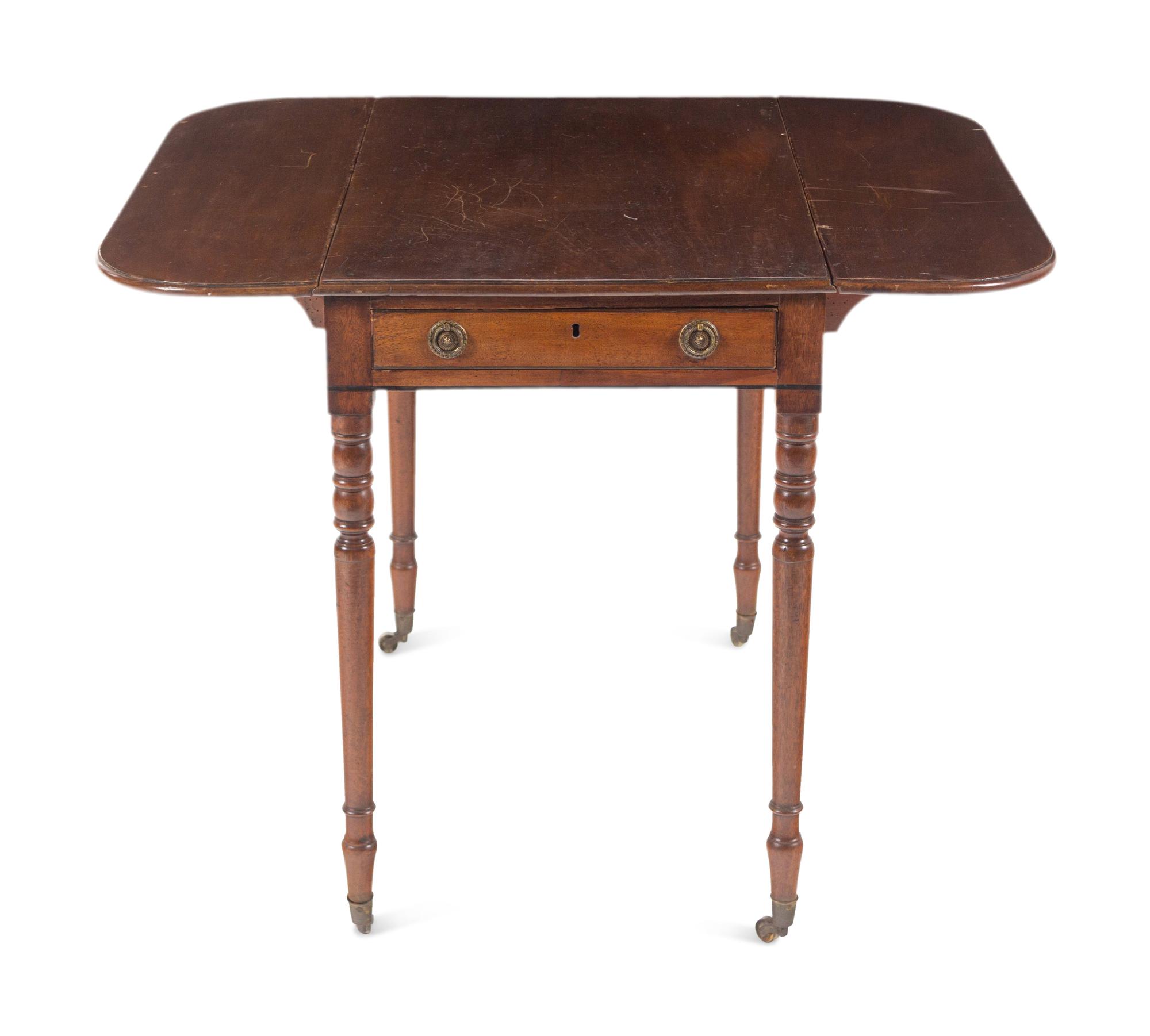 A Regency Style Mahogany Pembroke Table