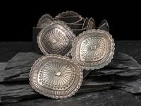 Navajo Sterling Silver Concha Belt